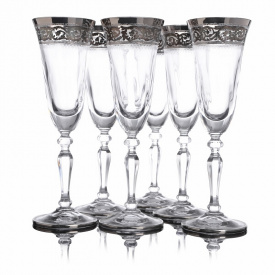 Набор бокалов для шампанского Lora Бесцветный H60-018 135ml