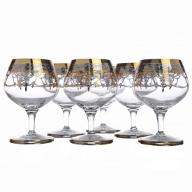 Набор бокалов для бренди коньяка Lora Бесцветный H70-006 240ml