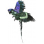 Муляж декоративный Попугай Green-Blue с пайетками 70см Bona DP118122 Владимир-Волынский