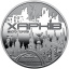 Набор памятных медалей Collection НБУ Города героев 6 шт 35 мм Серебряный (hub_sym0cv) Купянск