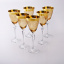Набор бокалов для вина Lora Золотистый H80-069 250ml Слов'янськ