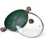 Вок Fissman Malachite диаметр 30см с антипригарным покрытием EcoStone со стеклянной крышкой DP36327 Київ