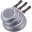 Набор Kamille сковород Gregers Grey диаметр 20см диаметр 24см диаметр 28см с антипригарным покрытием ILAG DP36416 Киев