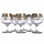 Набор бокалов для бренди коньяка Lora Бесцветный H70-006 240ml Суми