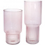 Ваза для цветов Светло-розовое стекло 25.5х14см Bona DP115503 Тернополь