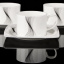 Набор чайных чашек с блюдцами Lora Белый H15-005 220ml Тячів
