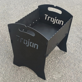 Розбірний мангал Trojan у чохлі 3 мм 35х40х45 см