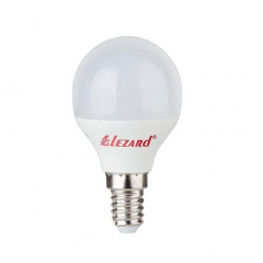Лампа светодиодная LED GLOB A45 7W 2700K E14 220V Lezard (427-A45-1407) Токмак