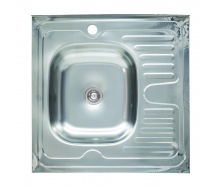 Мийка кухонна з нержавіючої сталі Platinum 6060 L 04/120