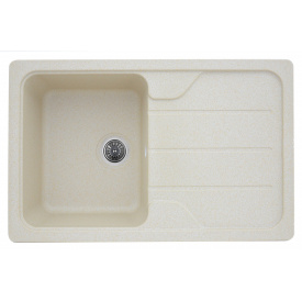 Мийка гранітна для кухні Platinum 7850 VERONA матова Пісок