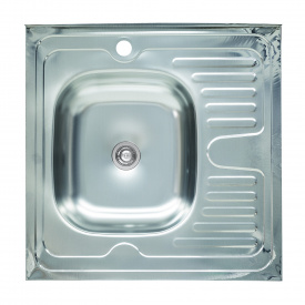 Мийка кухонна з нержавіючої сталі Platinum 6060 L 04/120
