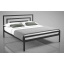 Ліжко полуторне Вереск Тенеро 1120х190 см металеве чорне в стилі Лофт Луцьк