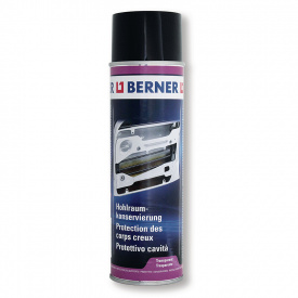 Антикоррозионное покрытие (Антикор) для скрытых полостей кузова Berner 500 мл Прозрачное