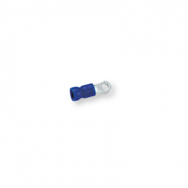Клемма обжимная изолированная кольцевая синяя 3,2 мм Berner 100 шт