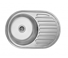 Кухонна мийка Lemax Нержавіюча сталь + сифон (LE-5003 DE)