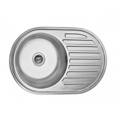 Кухонная мойка Lemax Нержавеющая сталь + сифон (LE-5003 DE) Ровно