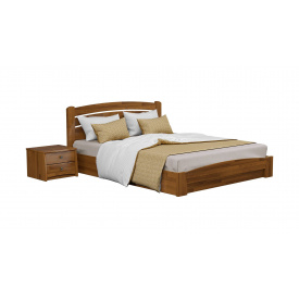 Ліжко дерев'яне Estella Селена Аурі 140х200 Світлий горіх Щит 2Л4