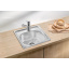 Кухонна мийка Lemax Нержавіюча сталь декор + сифон (LE-5013 DE) Вінниця