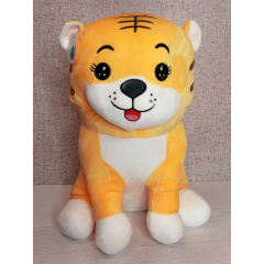 Плед - мягкая игрушка 3 в 1 (Тигр рыжий сидячий) Львов