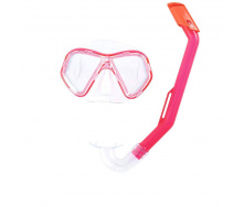 Набір 2 в 1 для плавання Bestway 24023 (маска: розмір S, (3+), обхват голови ≈ 50 см, трубка) Pink