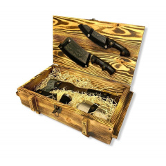 Подарочный набор Gorillas Market "Выживший" Gorillas BBQ в деревянной коробке Черновцы