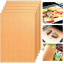 Комплект антипригарний килимок для BBQ та Набір кухонного приладдя 6 в 1 Рожевий (vol-1219) Сарни