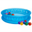 Детский надувной бассейн Intex 58431-2 Летающая тарелка 188 х 46 см с шариками 10 шт подстилкой и насосом Дніпро