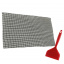 Набор антипригарный коврик-сетка для BBQ и гриля и Лопатка с антипригарным покрытием Красная (n-1203) Ровно