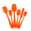 Комплект антипригарный коврик для BBQ и Набор кухонных принадлежностей 6 в 1 Оранжевый (n-1217) Львов