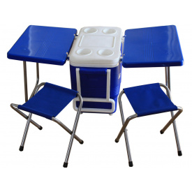 Термобокс-стіл зі стільцями Mazhura MZ-1034 45 л
