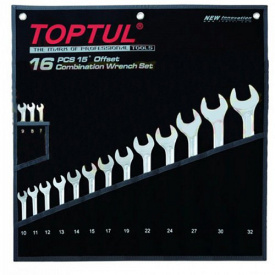 Набор ключей рожково-накидных TOPTUL 16 шт. 7-32 Hi-Performance GPAX1601