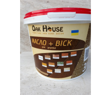 Масло льняное с воском Oak house цвета Тик 3 л для пропитки древесины