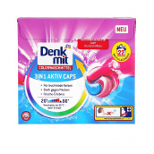 Гель-капсулы для стирки цветных вещей Denkmit 3 в 1 Aktiv Caps 22 шт