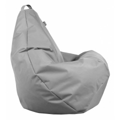 Кресло мешок груша Tia-Sport 90х60 см Оксфорд серый (sm-0049) Прилуки