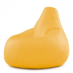 Кресло Мешок Груша Оксфорд 150х100 Студия Комфорта размер Большой желтый Ровно