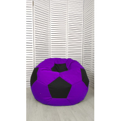 Кресло Мяч Coolki 100см Фиолетовый с Черным (Оксфорд 600D PU) Чугуев