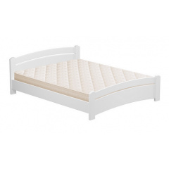 Полуторная кровать Estella Венеция 120х200 см деревянная белая Сумы