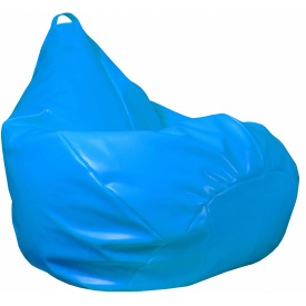 Кресло груша Tia-Sport Экокожа 90х60 см голубой (sm-0069)