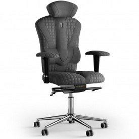Кресло KULIK SYSTEM VICTORY Ткань с подголовником со строчкой Серый (8-901-WS-MC-0506)