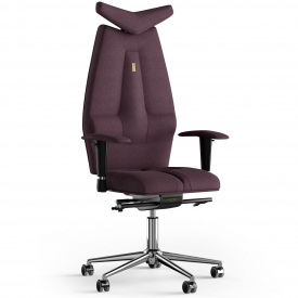 Кресло KULIK SYSTEM JET Ткань с подголовником без строчки Фиолетовый (3-901-BS-MC-0509)