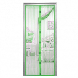 Дверная антимоскитная сетка Magic Mesh 210х100 см Зеленый (258507)