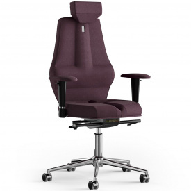 Кресло KULIK SYSTEM NANO Ткань с подголовником без строчки Фиолетовый (16-901-BS-MC-0509)