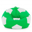 Кресло мешок Мяч Оксфорд 120см Студия Комфорта размер Большой Салатовый + Белый Черновцы