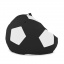 Кресло мешок Мяч Оксфорд 100см Студия Комфорта размер Стандарт Черный + Белый Чортків