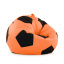 Кресло мешок Мяч Оксфорд 100см Студия Комфорта размер Стандарт Оранжевый + Черный Тернопіль