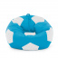 Кресло мешок Мяч Оксфорд 100см Студия Комфорта размер Стандарт Голубой + Белый Вознесенск
