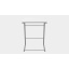 Столик приставной Терри Ferrum-decor 650x440x330 Серый металл ДСП Белый 16 мм (TERR015) Одесса
