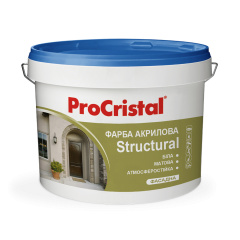 Краска структурная Ирком ProCristal Structural IP-138 4.5 кг Белый Харків