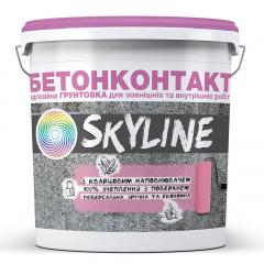 Бетонконтакт адгезионная грунтовка SkyLine 14 кг Розовый Рівне
