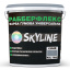Краска резиновая суперэластичная сверхстойкая SkyLine РабберФлекс Серый RAL 7046 6 кг Ковель